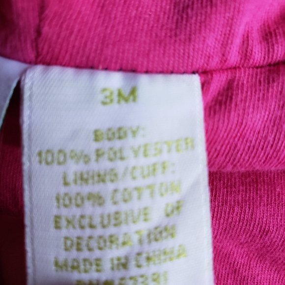 Disney baby Minnie Mouse fleece hooded jacket Size 3 Months - Picture 9 of 10